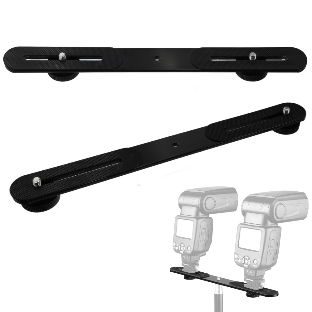 Photography Lighting Continuous - Dual Flash Bracket 1/4'' Screw Hot