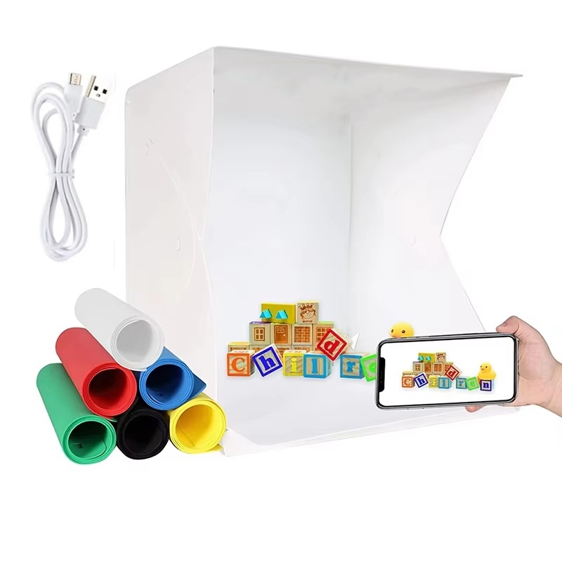 Photography Lighting Product - Folding Lightbox Portable Photography LED Photo