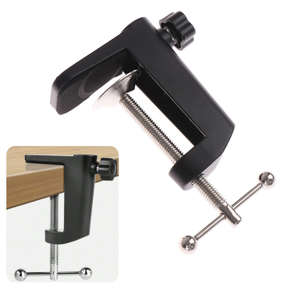 Boom Arm Stand - Desk Table Mount Clamp C-Shaped Clip