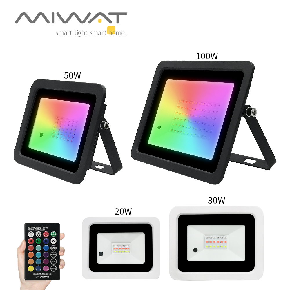 RGB Flood Light 100W 50W 30W 2 - Photography Lighting Uk 评论和价格