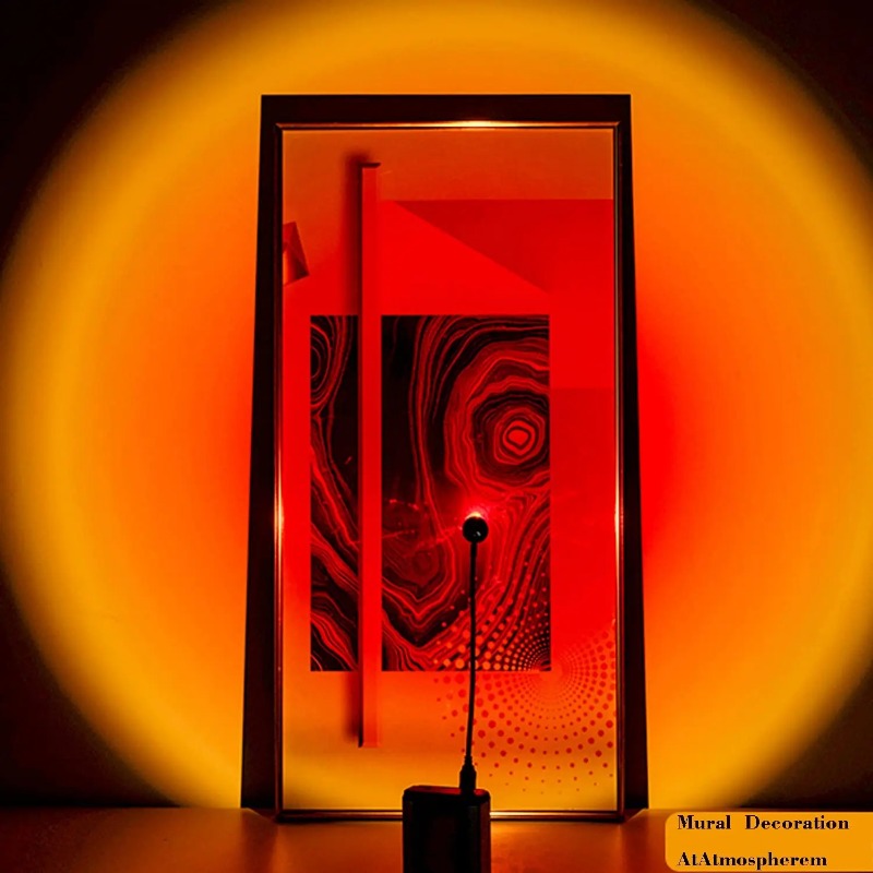 USB Sunset Projection Lamp Rai - Photography Lighting Wall 评论和价格