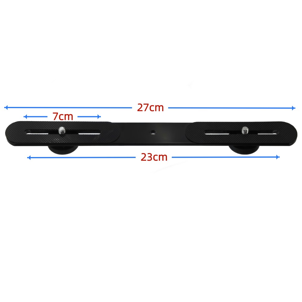 Dual Flash Bracket 1/4'' Screw - Photography Lighting Continuous 评论和价格