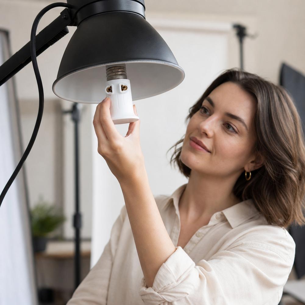 E27 to EU Plug Adapter Light S - Photography Lighting Uk 评论和价格
