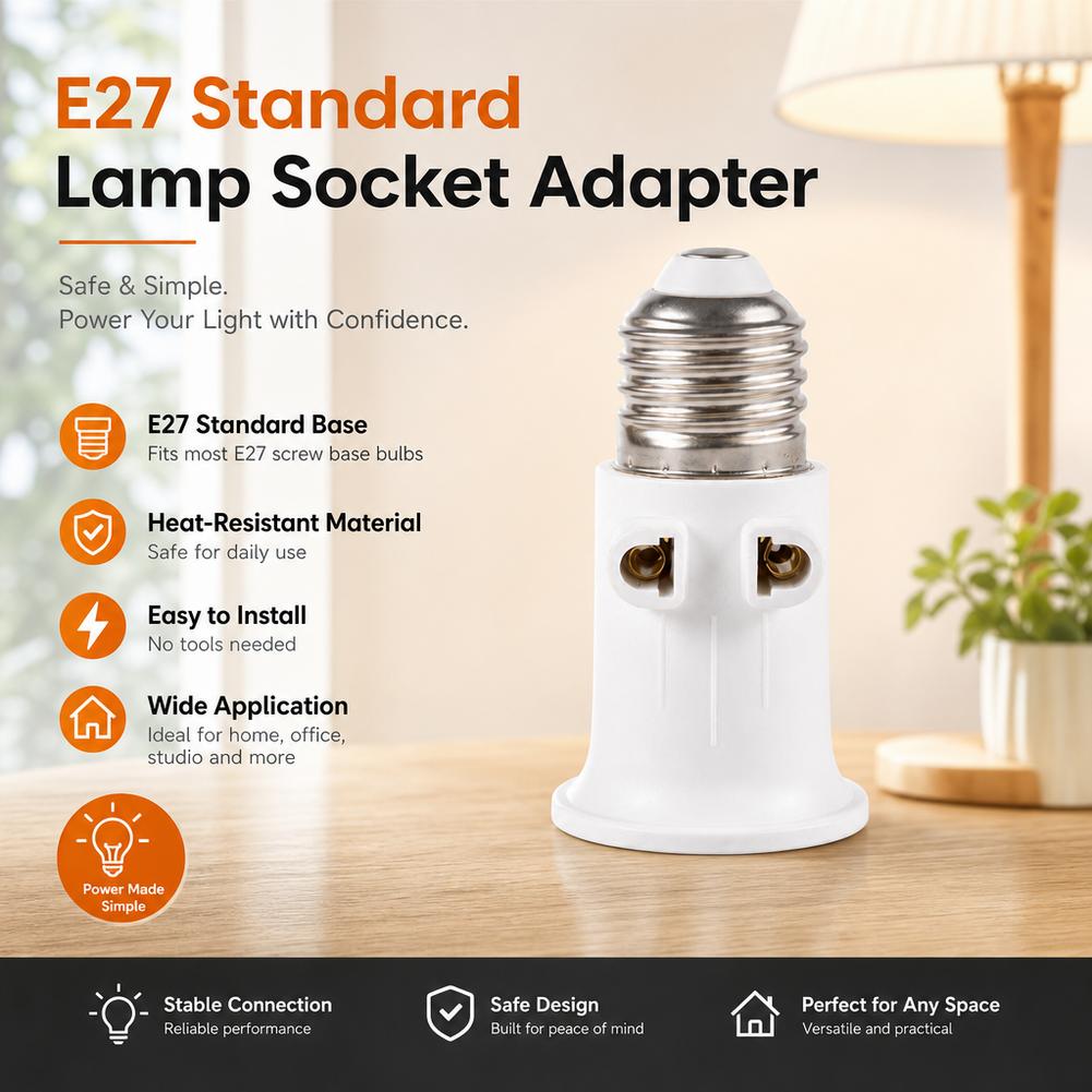 E27 to EU Plug Adapter Light S - Photography Lighting Uk 评论和价格