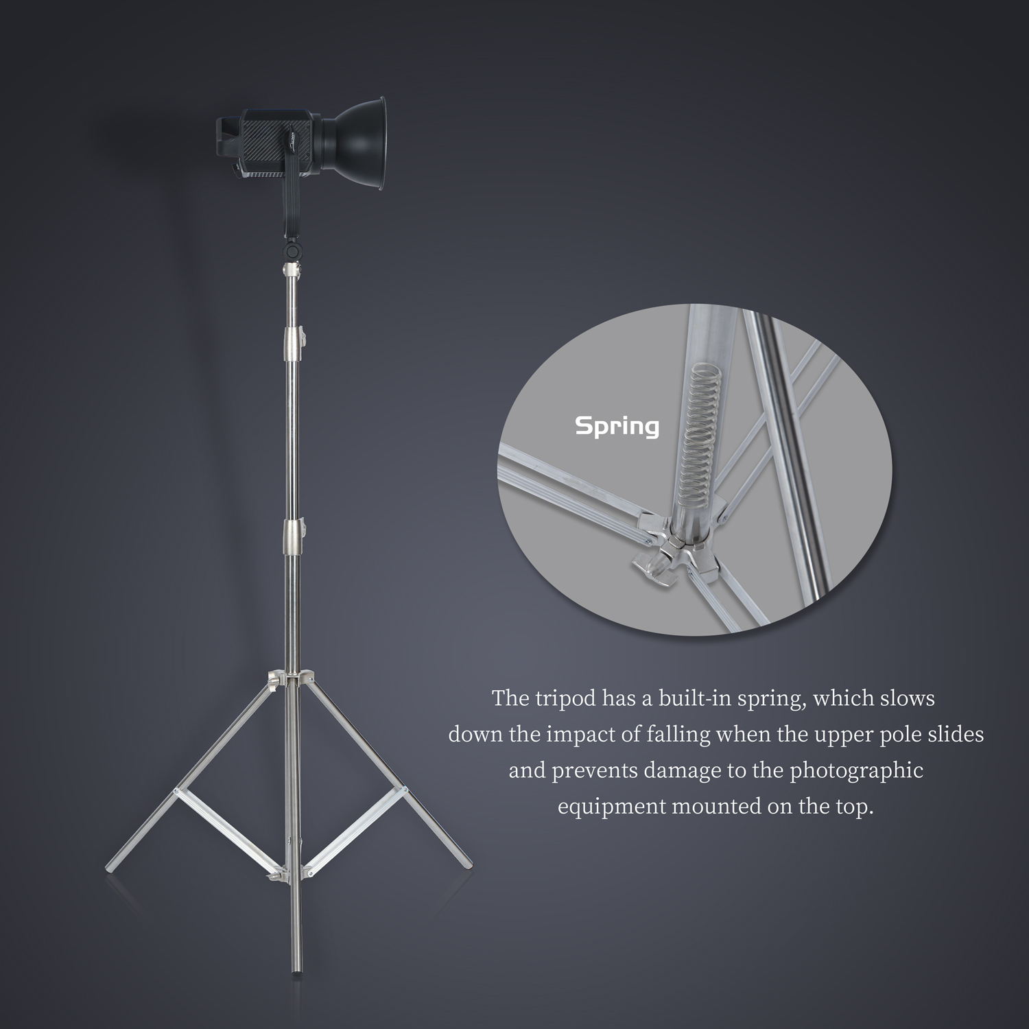 SH 2.8M Stainless Steel Light  - Photography Lighting Softbox 评论和价格