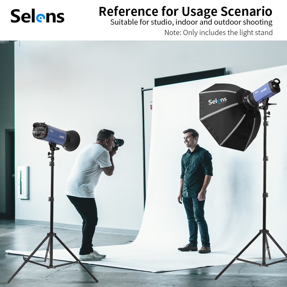 Selens 2.2~3.95m Air-Cushion L - Photography Lighting Softbox 评论和价格