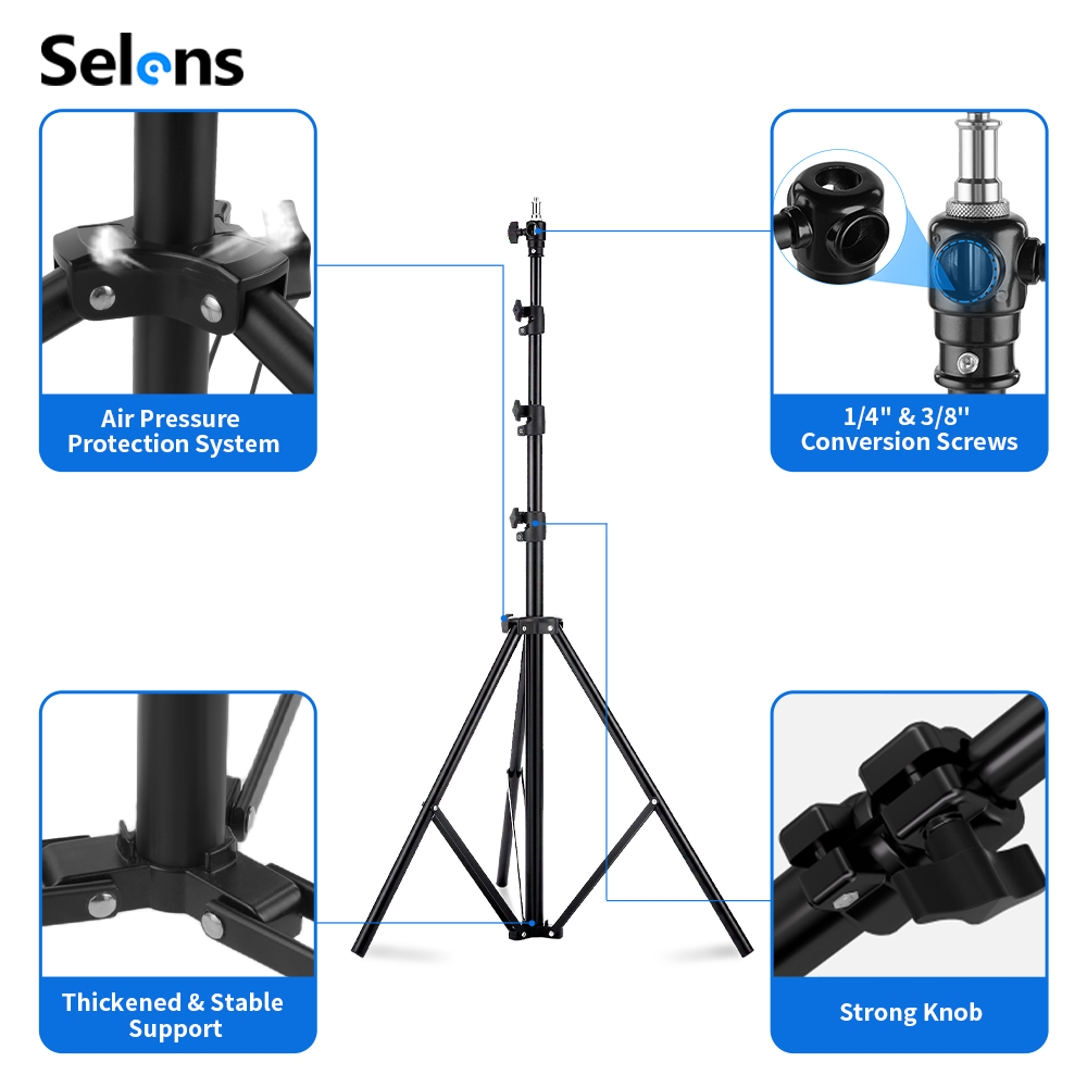 Selens 2.2~3.95m Air-Cushion L - Photography Lighting Softbox 评论和价格