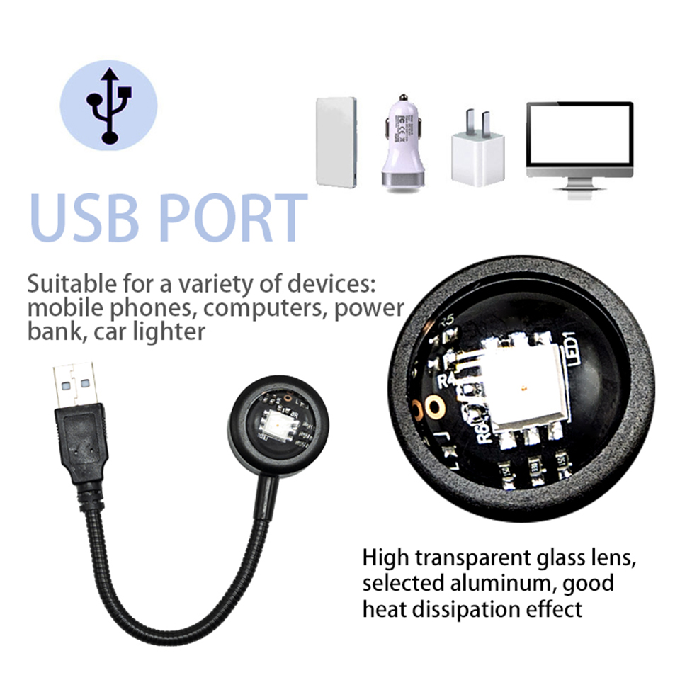 USB LED Sunset Lamp Projector  - Photography Lighting Wall 评论和价格