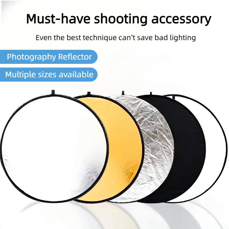 2-in-1 Dual Sided Gold Silver  - Photography Video Lighting Kit 评论和价格