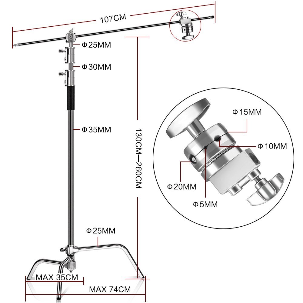 C-Stand Photography Stand Stai - Photography Lighting Softbox 评论和价格