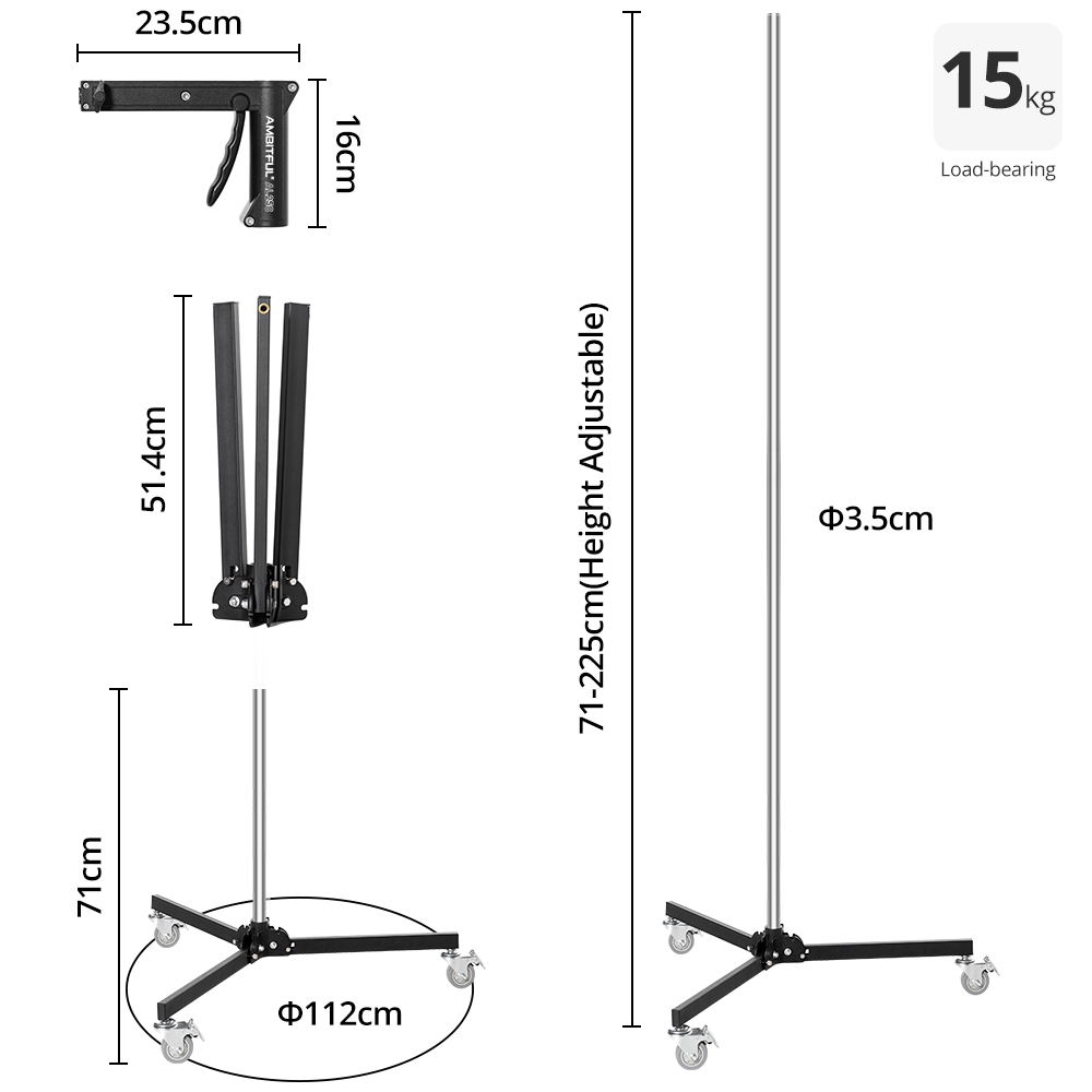 Ambitful 71cm-255cm AL250 Gun  - Photography Lighting Softbox 评论和价格