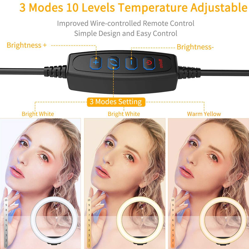 Video Light 16/26/33cm Selfie  - Photography Lighting Continuous 评论和价格