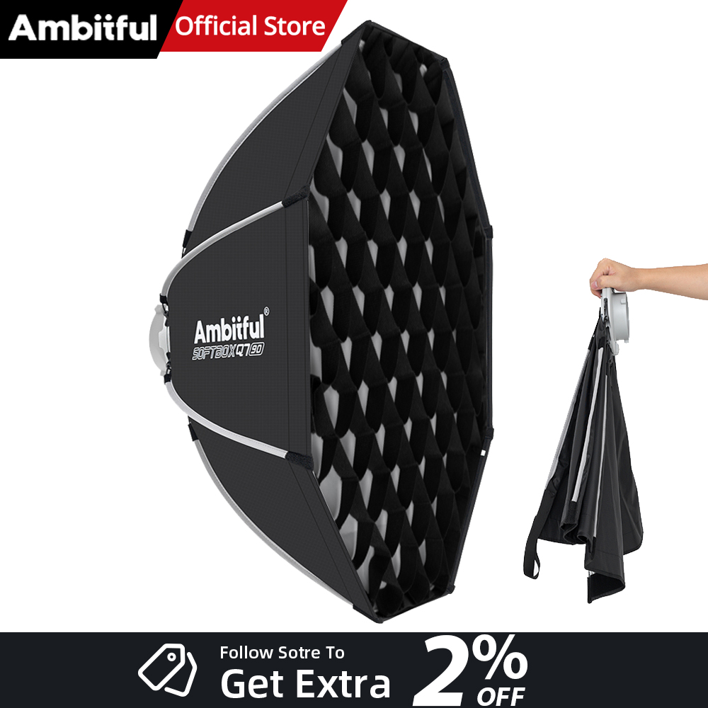 AMBITFUL Q7II 55/65/90cm Bowen - Photography Lighting Softbox 评论和价格