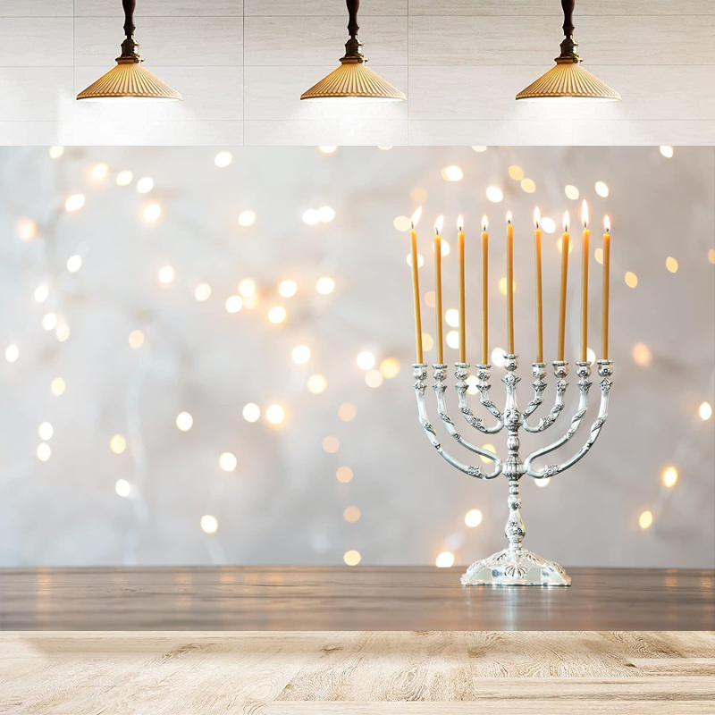 Happy Hanukkah Photography Bac - Photography Lighting White Background 评论和价格