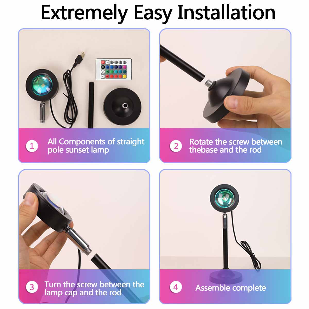 Sunset Projection Light Remote - Photography Lighting Wall 评论和价格