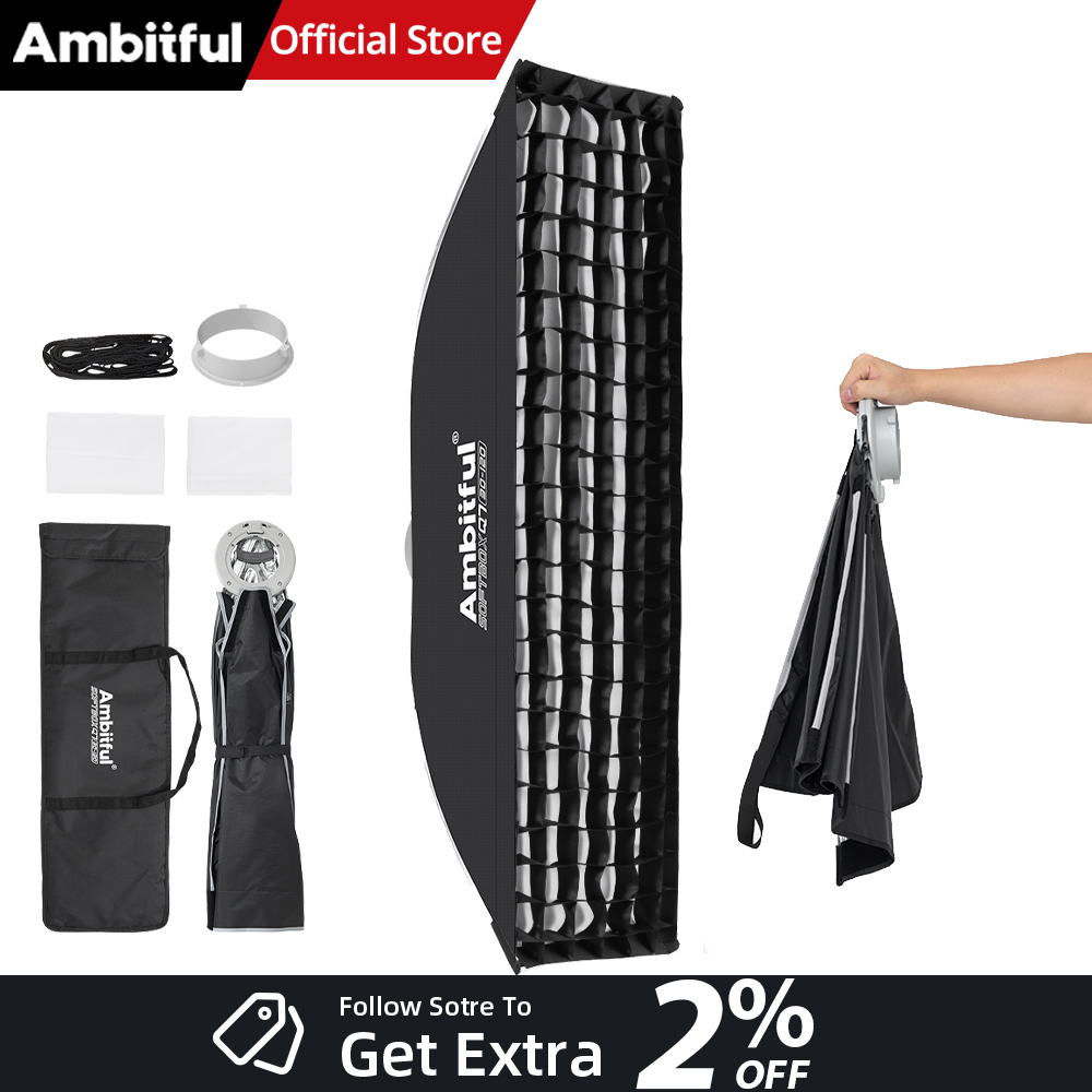 AMBITFUL Q7-II 30*120cm Bowens - Photography Lighting Softbox 评论和价格