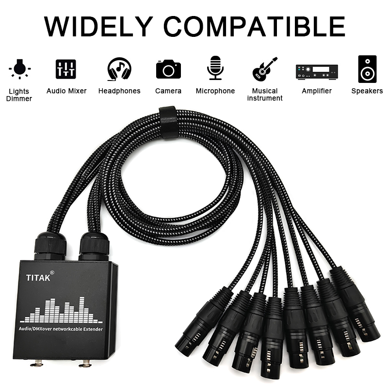 8 Channel XLR Snake Cable with - Photography Lighting Uk 评论和价格