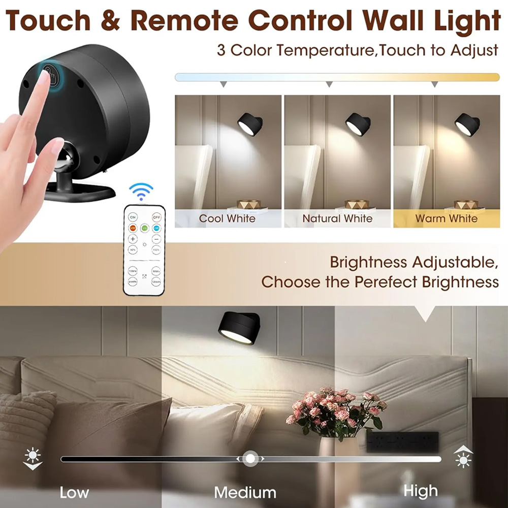 Magnetic LED Wall Light Night  - Photography Lighting Wall 评论和价格