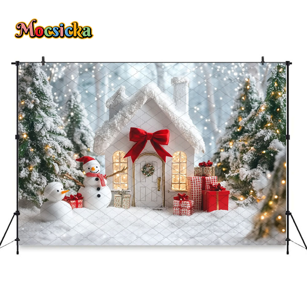 Mocsicka White Christmas House - Photography Lighting White Background 评论和价格
