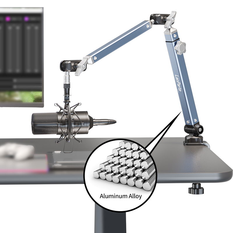 Aluminum Alloy Microphone Stan - Boom Arm Stand 评论和价格