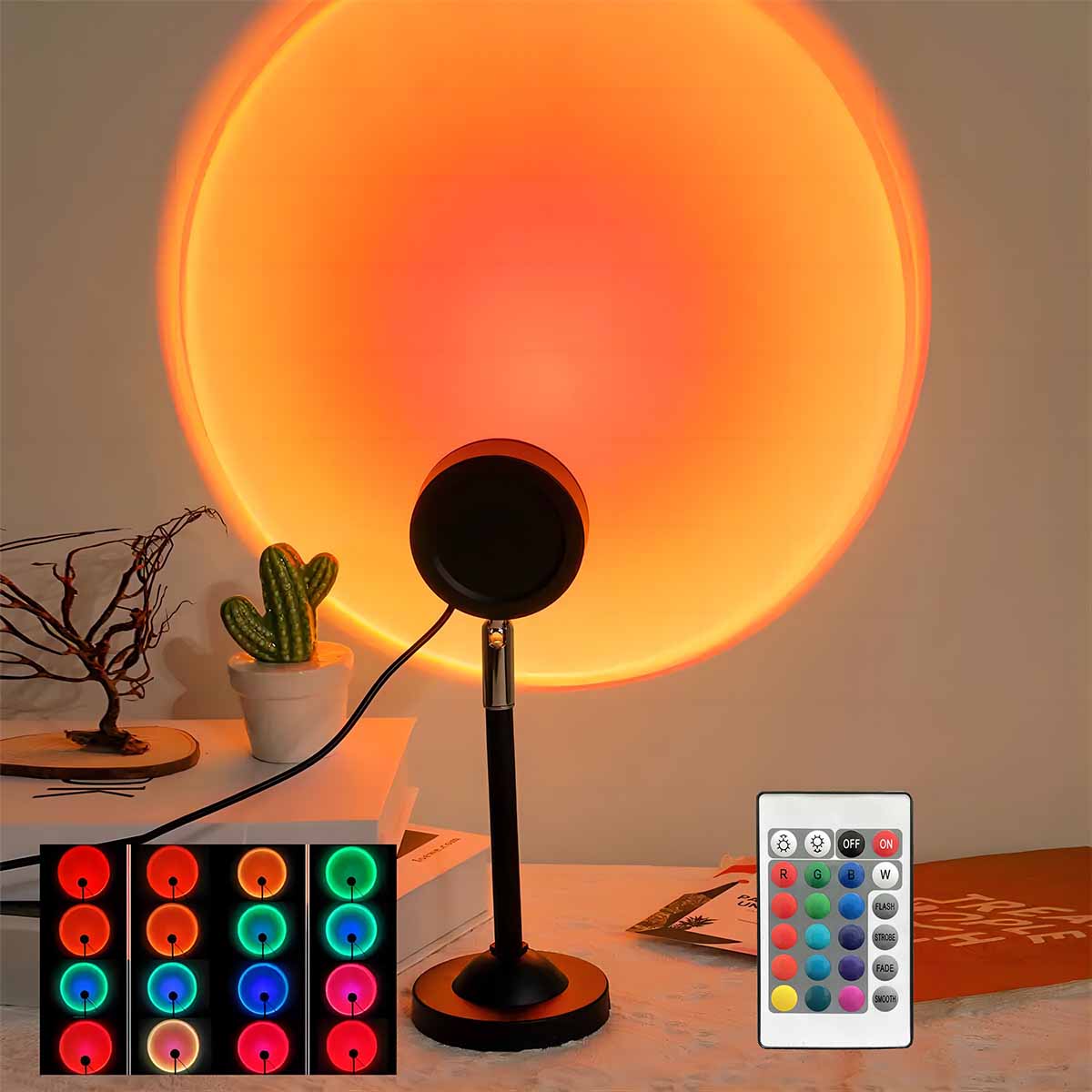 Sunset Projection Light Remote - Photography Lighting Wall 评论和价格